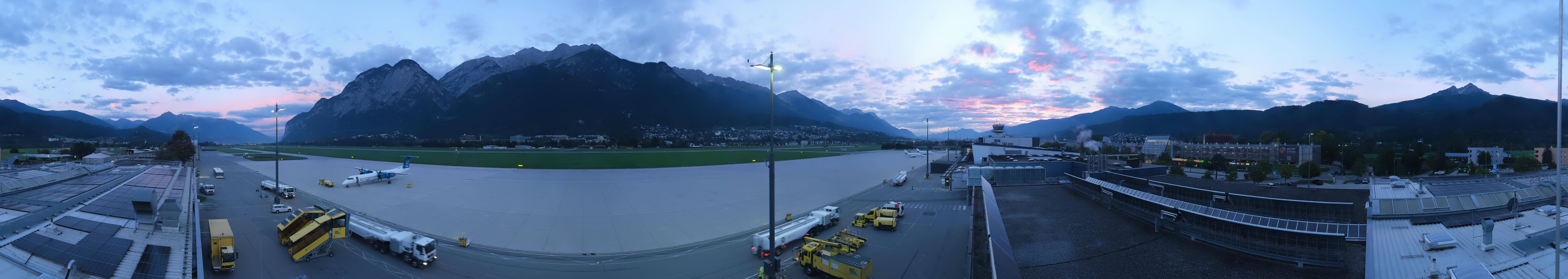 Archiv Foto Webcam Panorama Innsbruck Flughafen