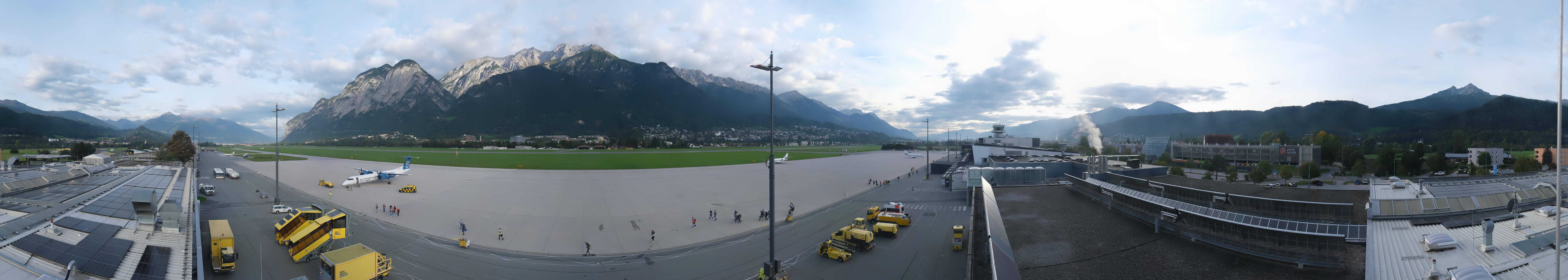 Archiv Foto Webcam Panorama Innsbruck Flughafen