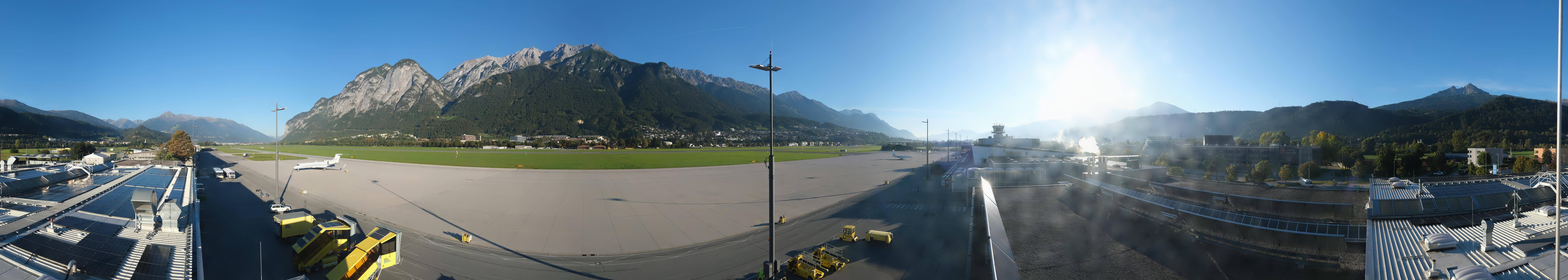 Archiv Foto Webcam Panorama Innsbruck Flughafen