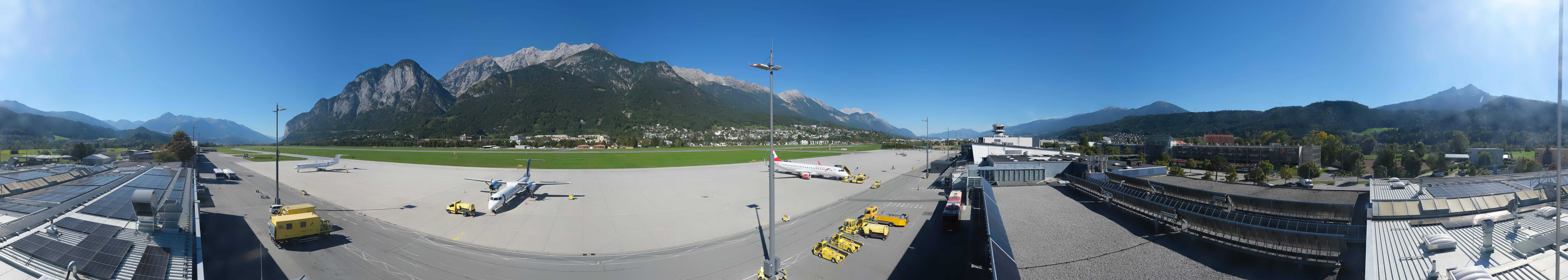 Archiv Foto Webcam Panorama Innsbruck Flughafen