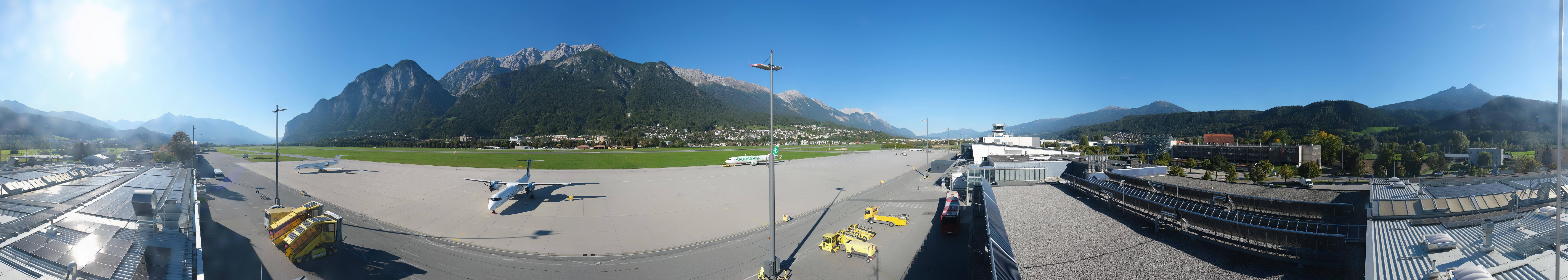 Archiv Foto Webcam Panorama Innsbruck Flughafen