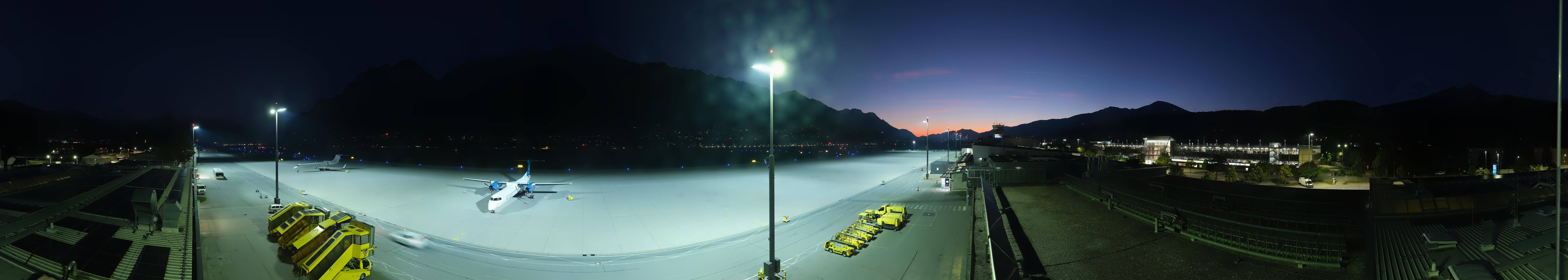 Archived image Webcam Airport Innsbruck Panorama