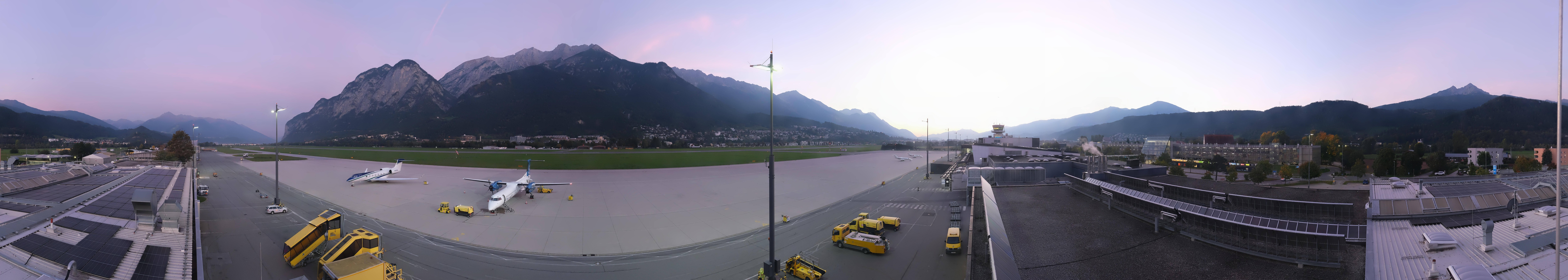 Archiv Foto Webcam Panorama Innsbruck Flughafen