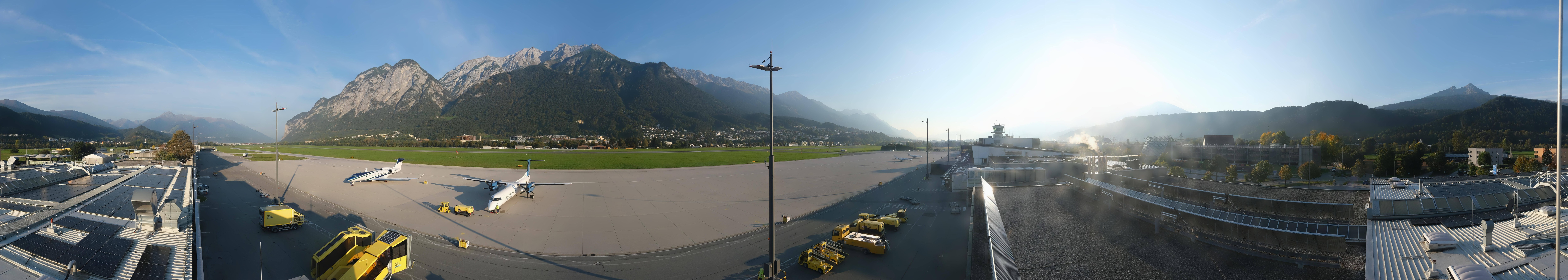 Archiv Foto Webcam Panorama Innsbruck Flughafen