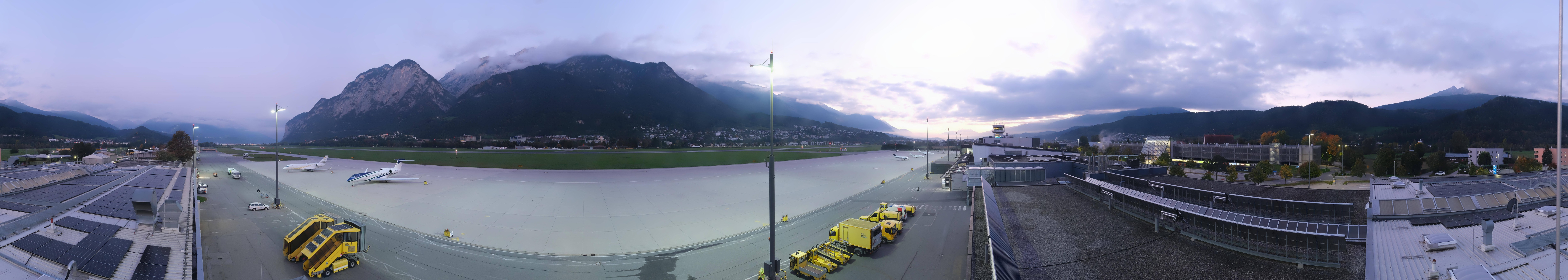 Archiv Foto Webcam Panorama Innsbruck Flughafen