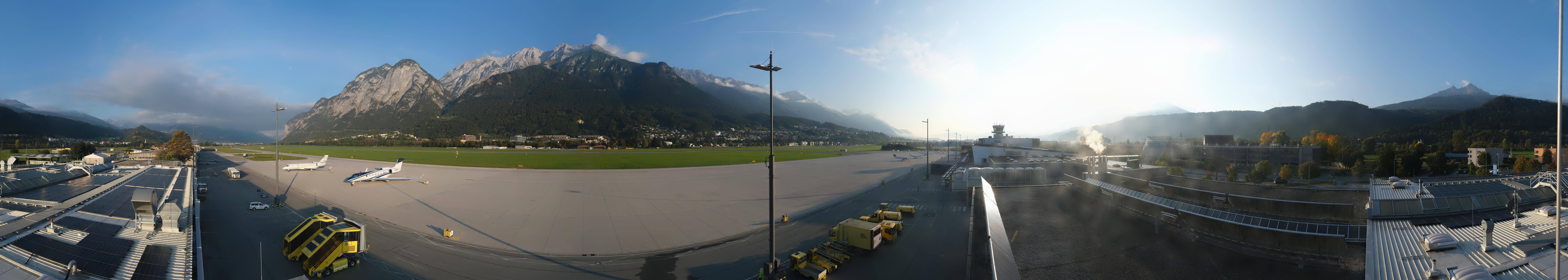 Archiv Foto Webcam Panorama Innsbruck Flughafen