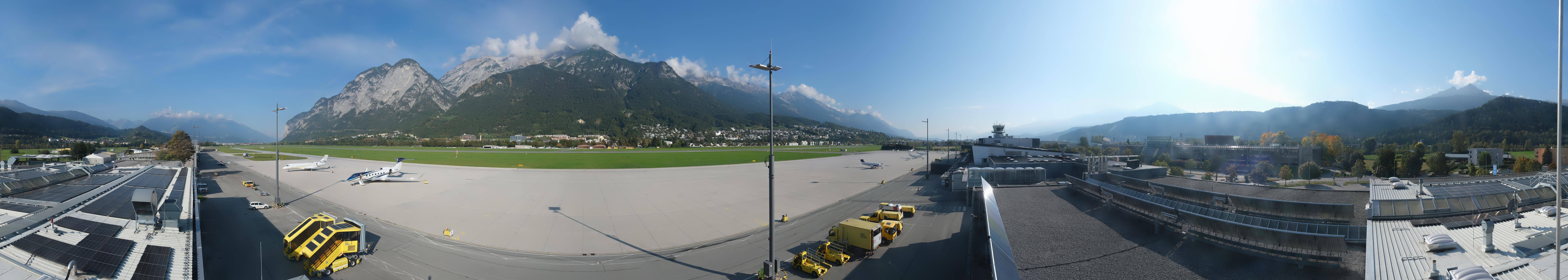 Archiv Foto Webcam Panorama Innsbruck Flughafen