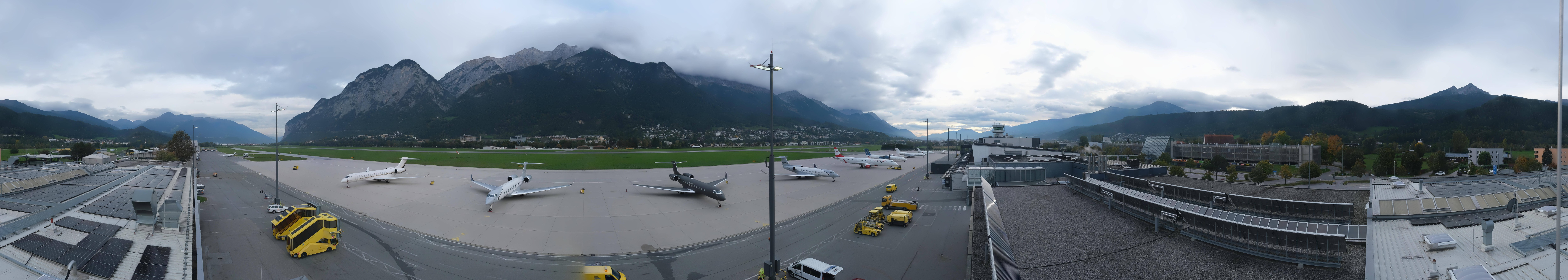 Archiv Foto Webcam Panorama Innsbruck Flughafen