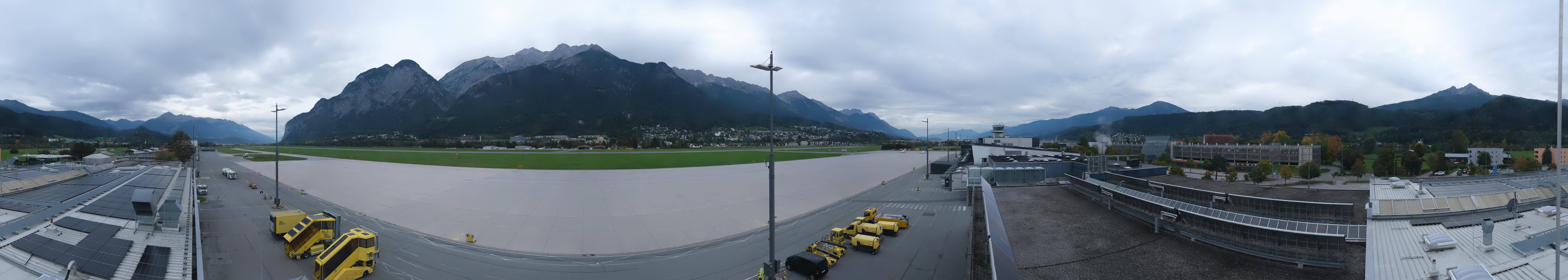 Archived image Webcam Airport Innsbruck Panorama