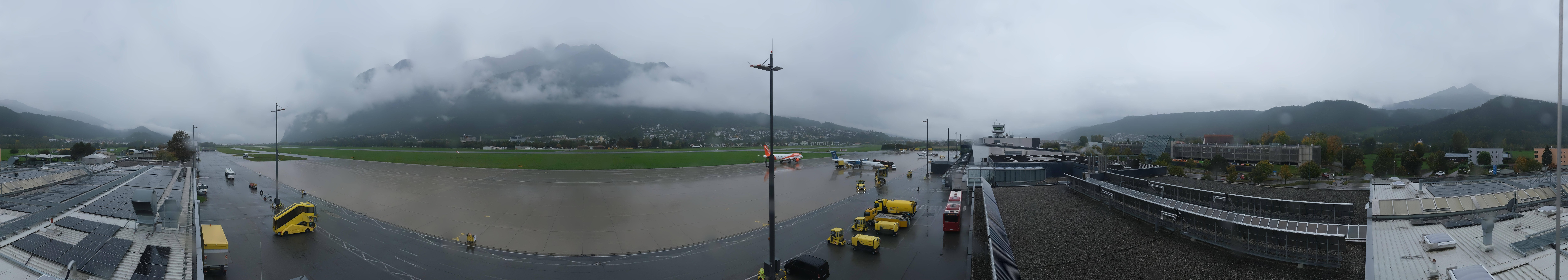 Archived image Webcam Airport Innsbruck Panorama