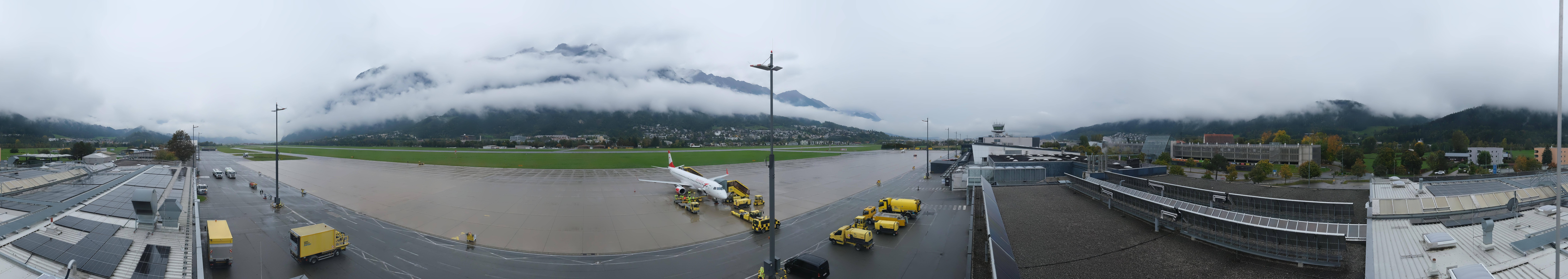 Archived image Webcam Airport Innsbruck Panorama