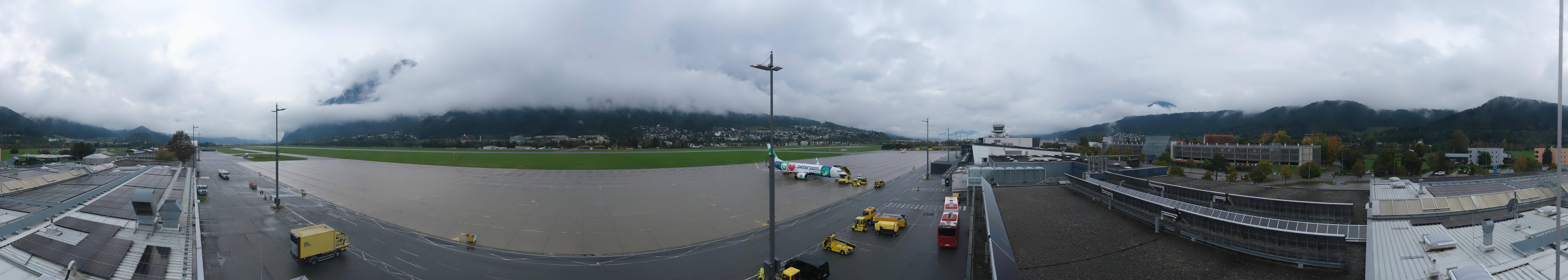 Archived image Webcam Airport Innsbruck Panorama