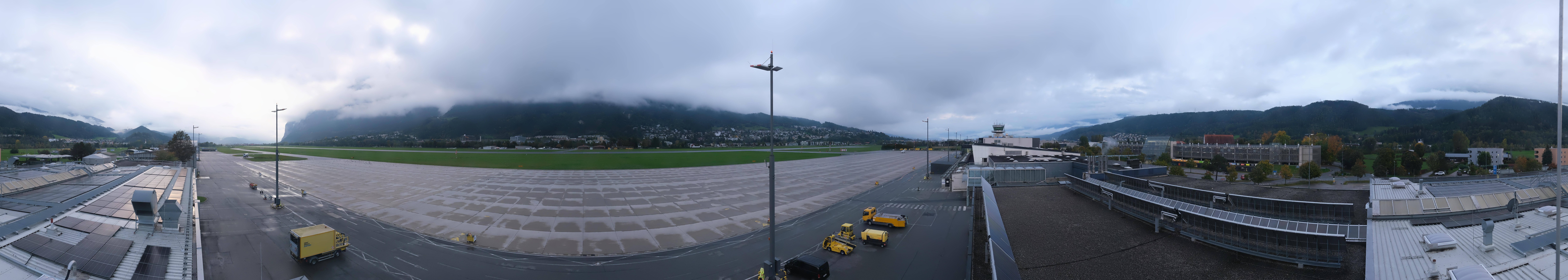 Archived image Webcam Airport Innsbruck Panorama