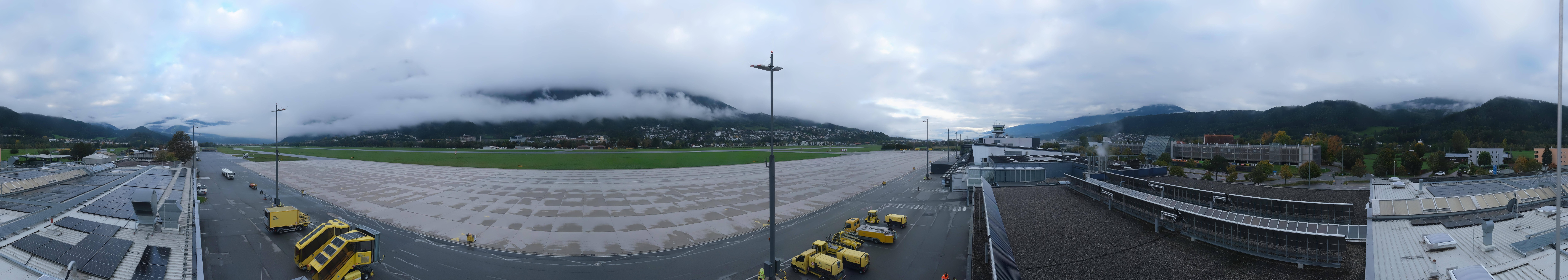 Archived image Webcam Airport Innsbruck Panorama