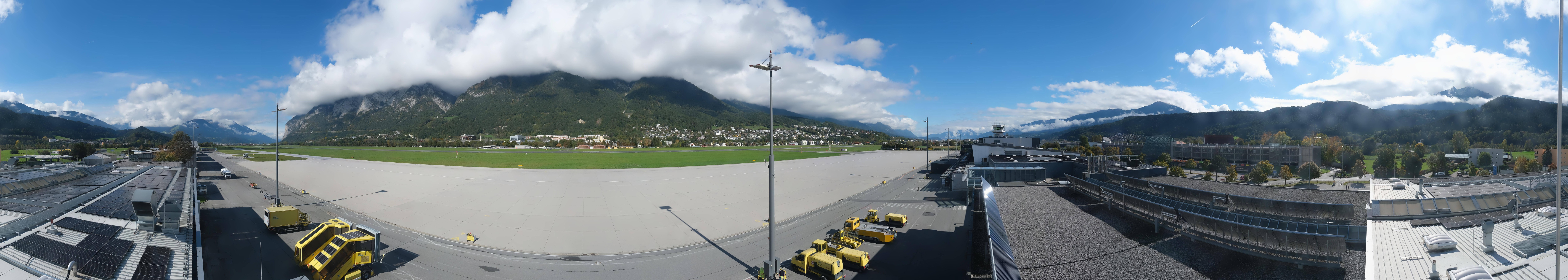 Archiv Foto Webcam Panorama Innsbruck Flughafen