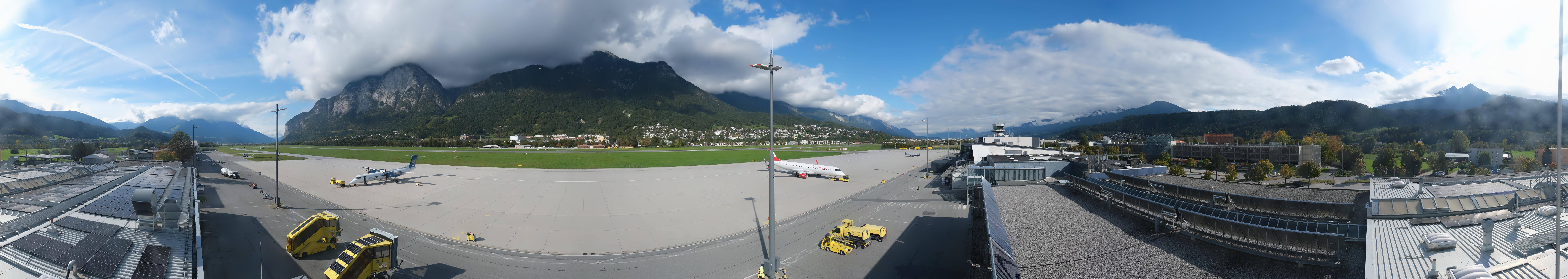 Archiv Foto Webcam Panorama Innsbruck Flughafen