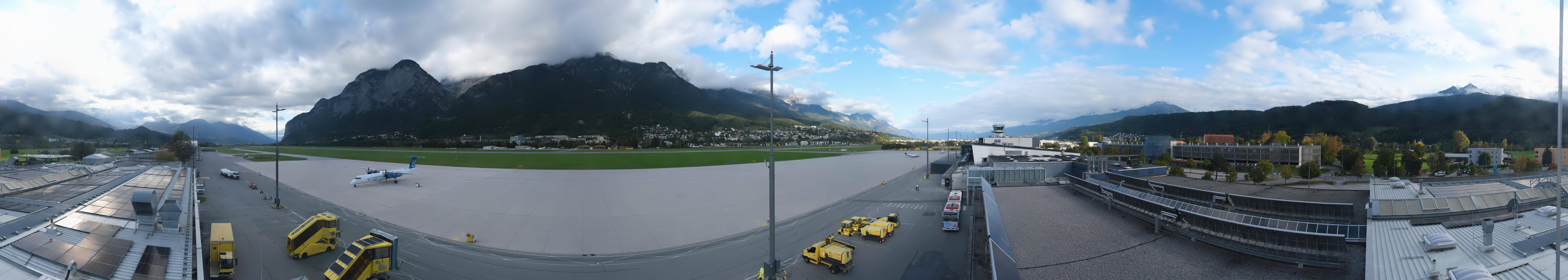 Archiv Foto Webcam Panorama Innsbruck Flughafen
