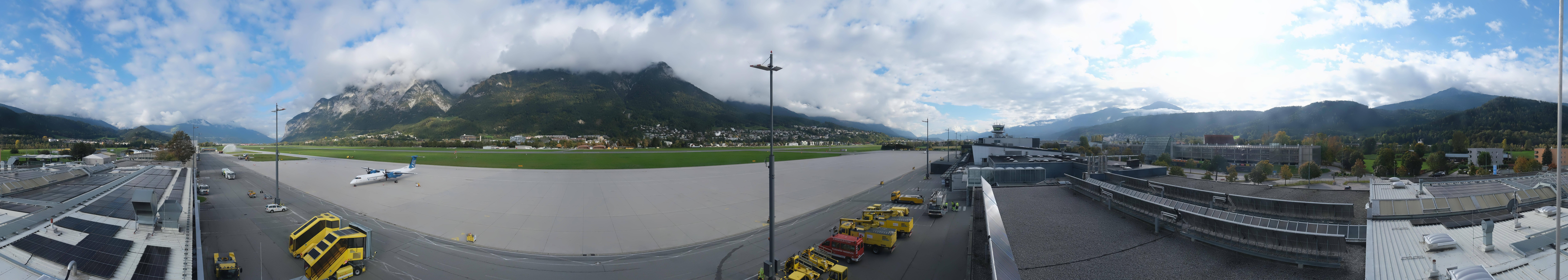 Archiv Foto Webcam Panorama Innsbruck Flughafen