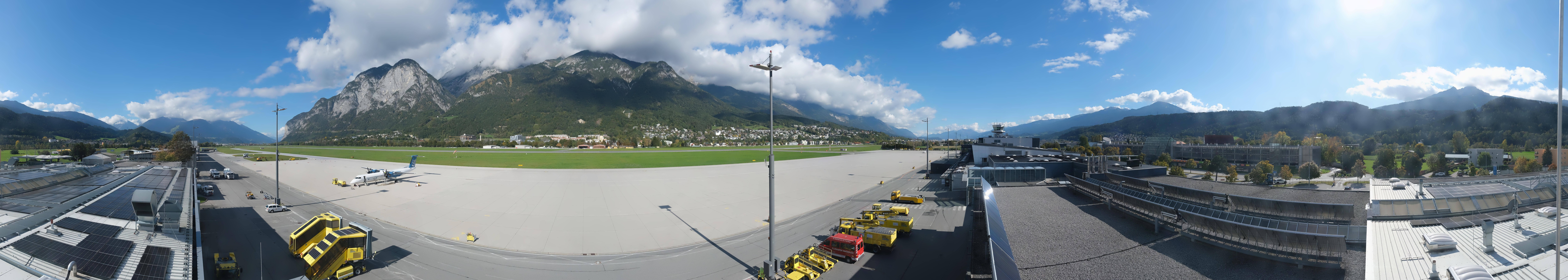 Archiv Foto Webcam Panorama Innsbruck Flughafen