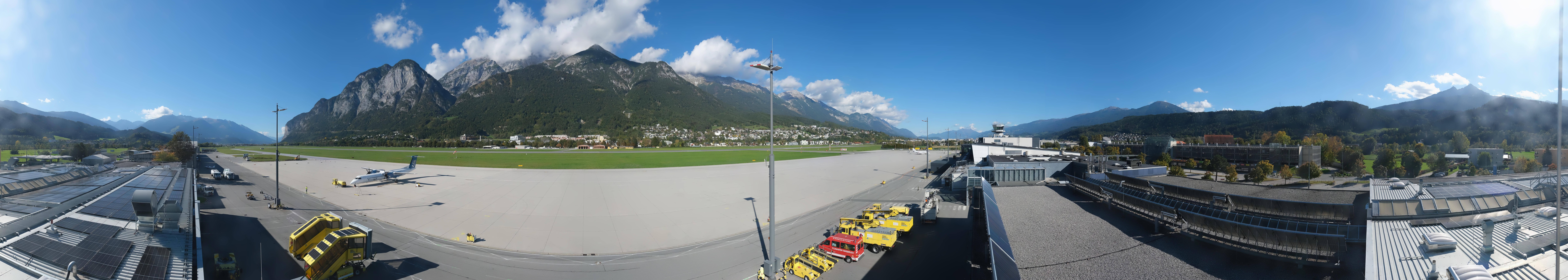 Archiv Foto Webcam Panorama Innsbruck Flughafen