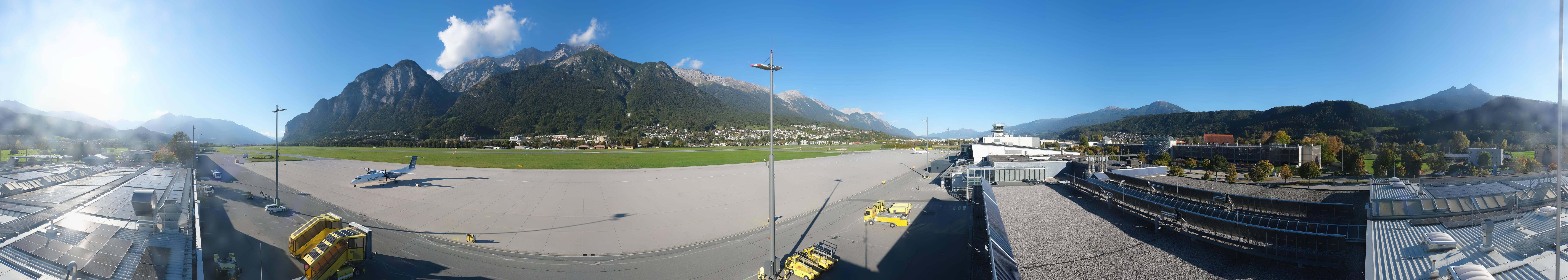 Archiv Foto Webcam Panorama Innsbruck Flughafen