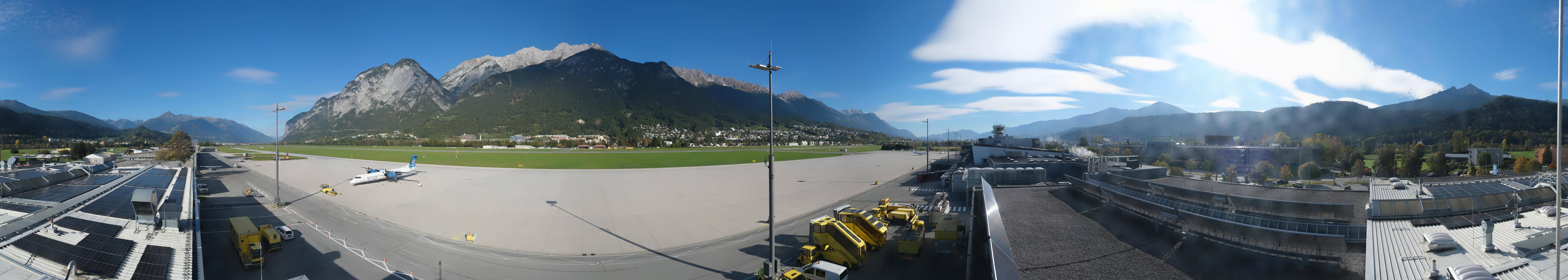 Archiv Foto Webcam Panorama Innsbruck Flughafen