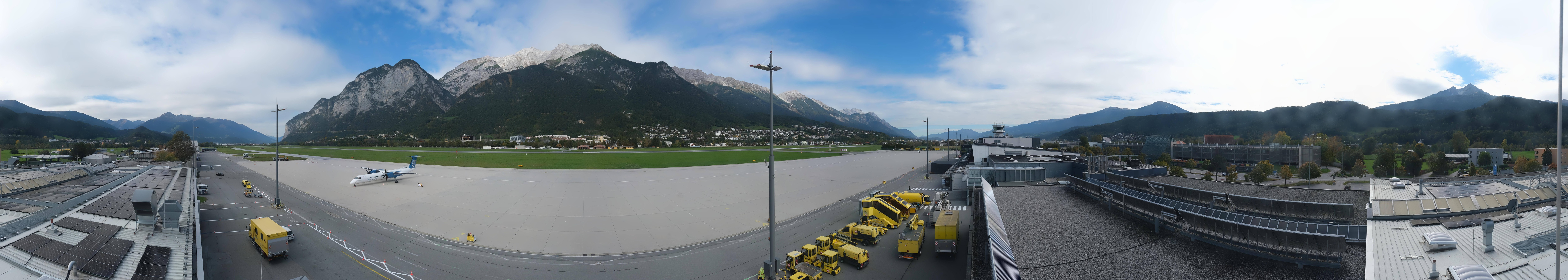 Archiv Foto Webcam Panorama Innsbruck Flughafen