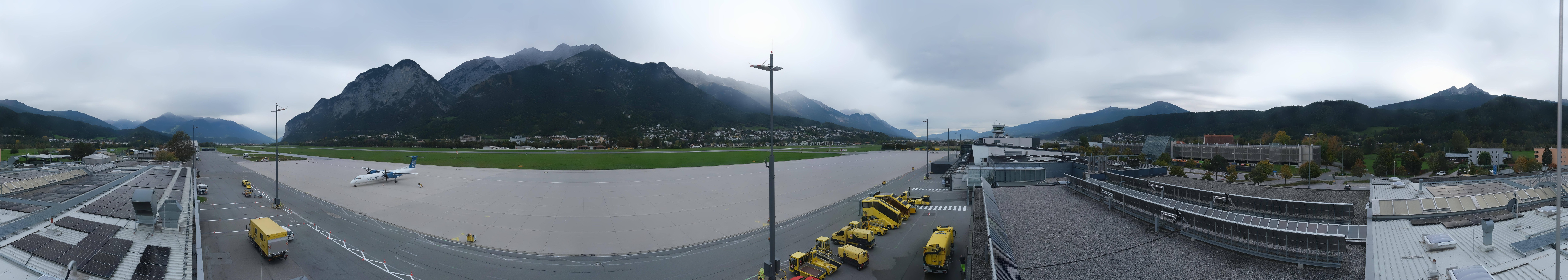Archiv Foto Webcam Panorama Innsbruck Flughafen