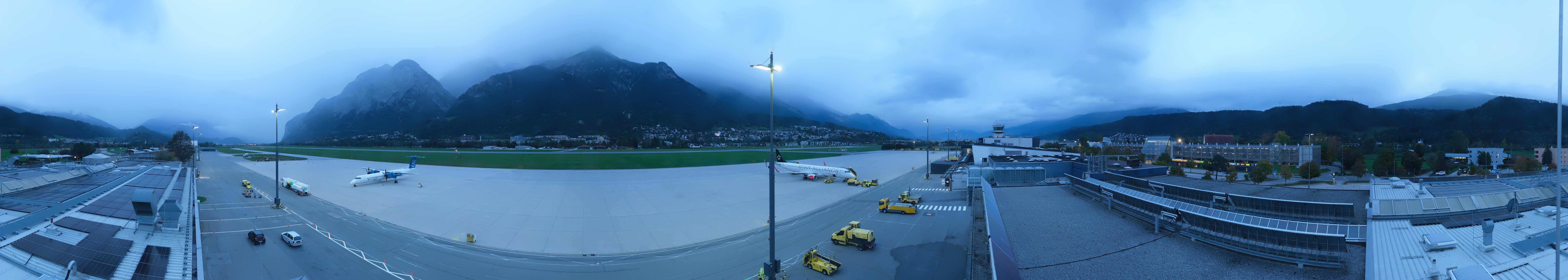 Archiv Foto Webcam Panorama Innsbruck Flughafen