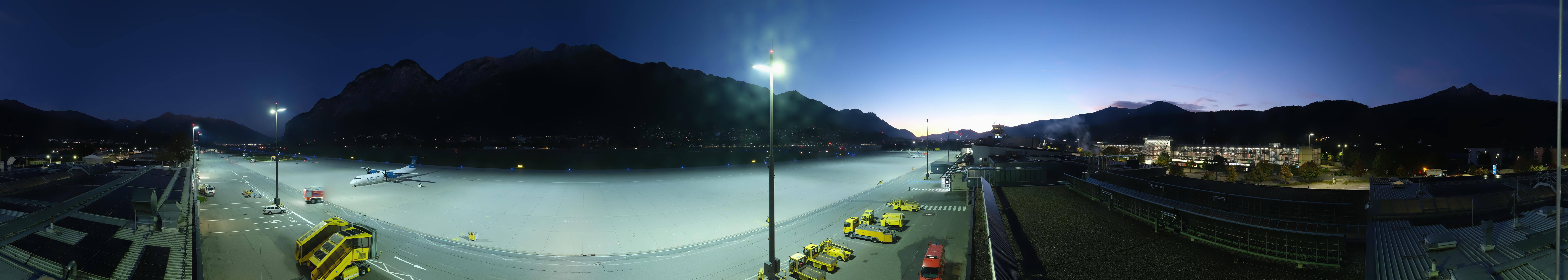 Archived image Webcam Airport Innsbruck Panorama