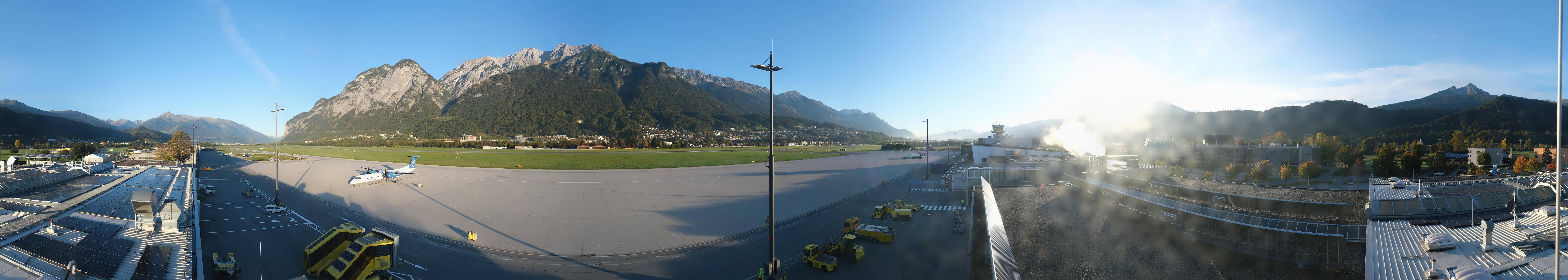Archived image Webcam Airport Innsbruck Panorama