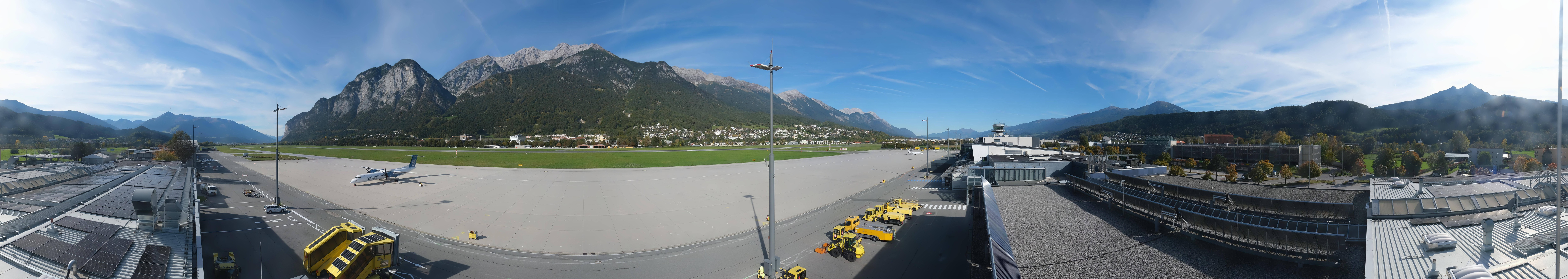 Archiv Foto Webcam Panorama Innsbruck Flughafen