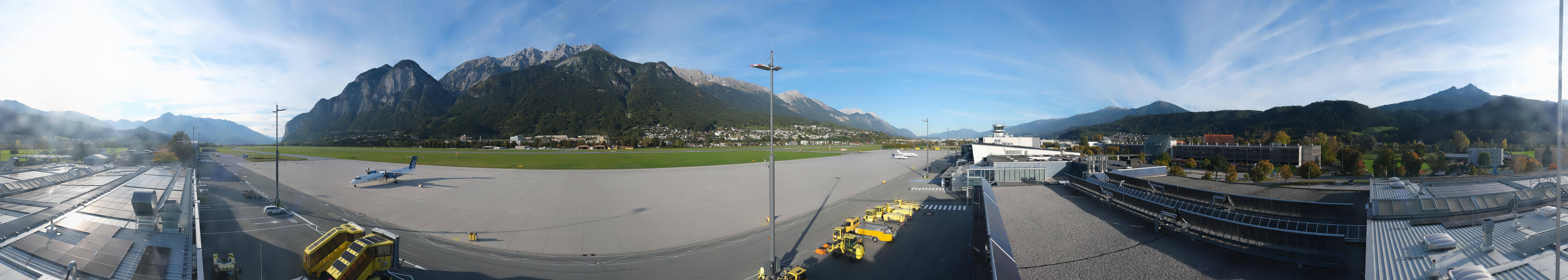 Archiv Foto Webcam Panorama Innsbruck Flughafen
