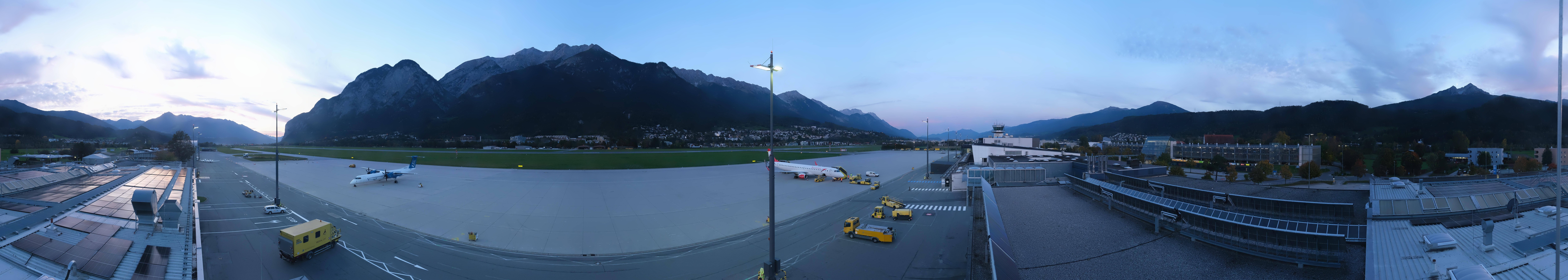 Archiv Foto Webcam Panorama Innsbruck Flughafen