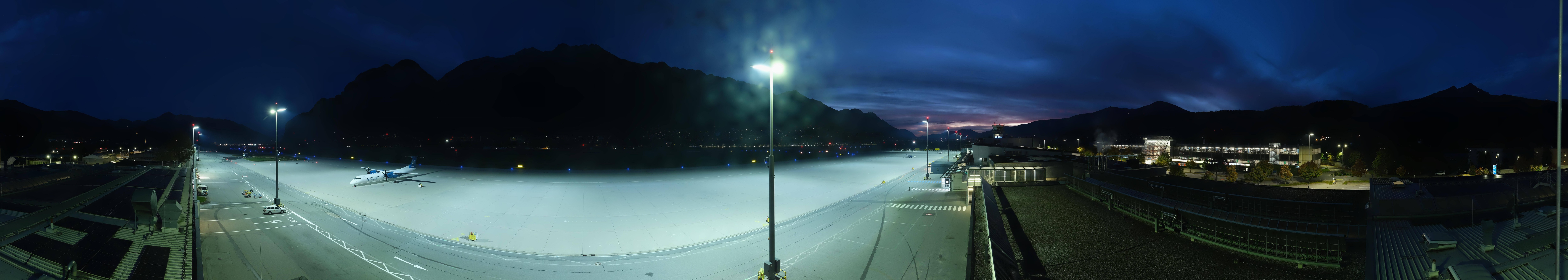 Archived image Webcam Airport Innsbruck Panorama