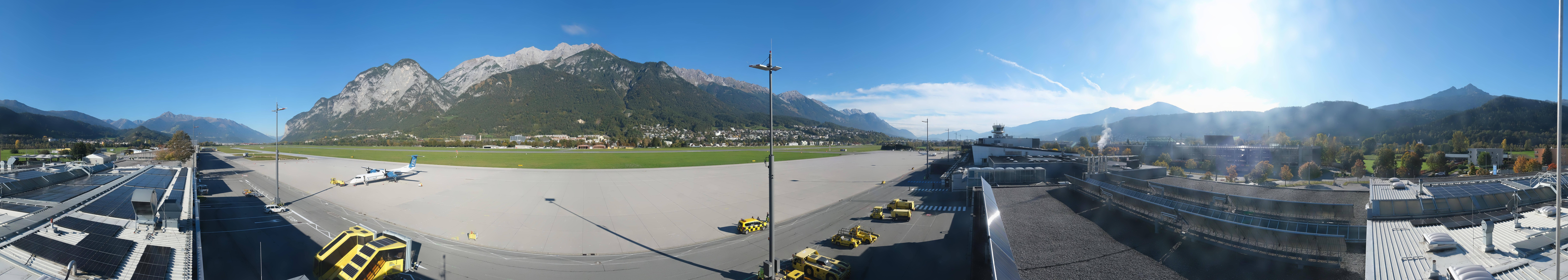 Archiv Foto Webcam Panorama Innsbruck Flughafen