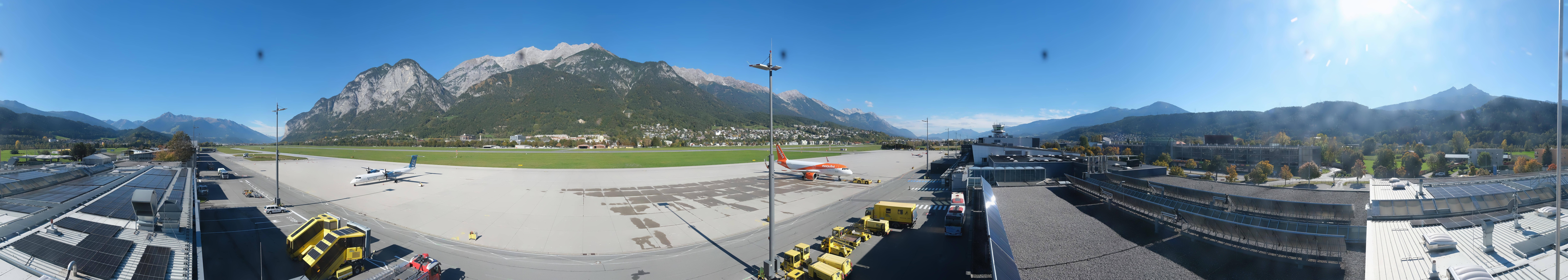 Archiv Foto Webcam Panorama Innsbruck Flughafen