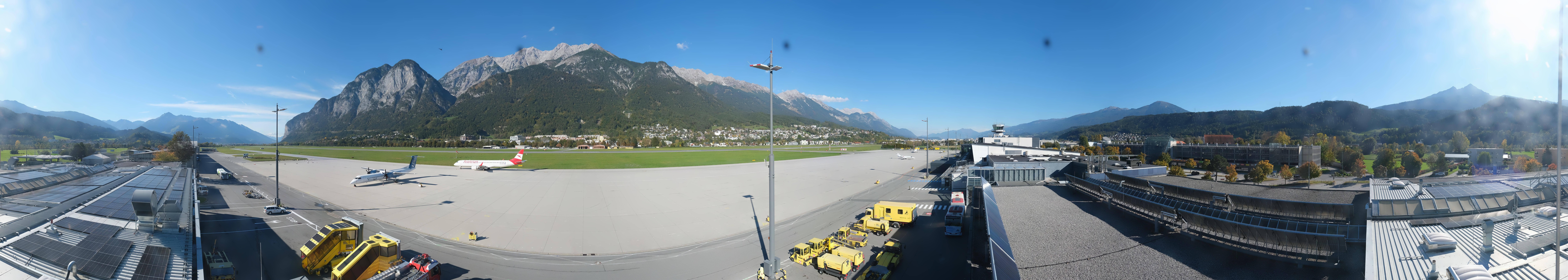 Archiv Foto Webcam Panorama Innsbruck Flughafen