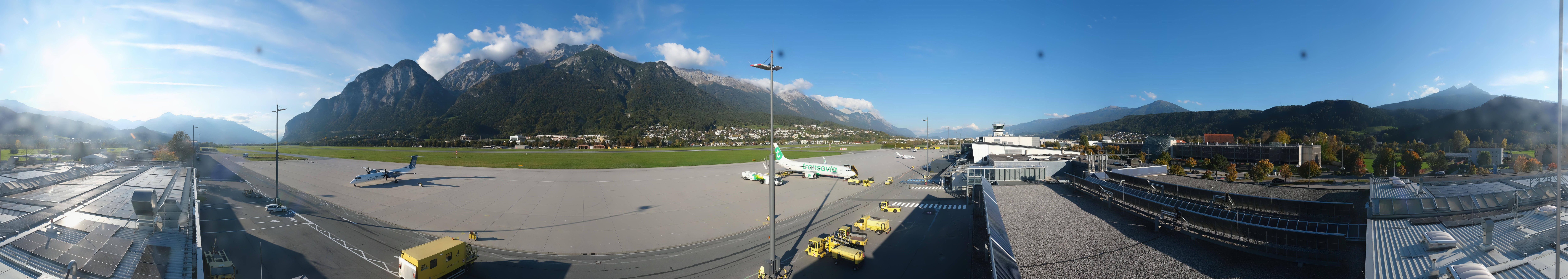 Archiv Foto Webcam Panorama Innsbruck Flughafen