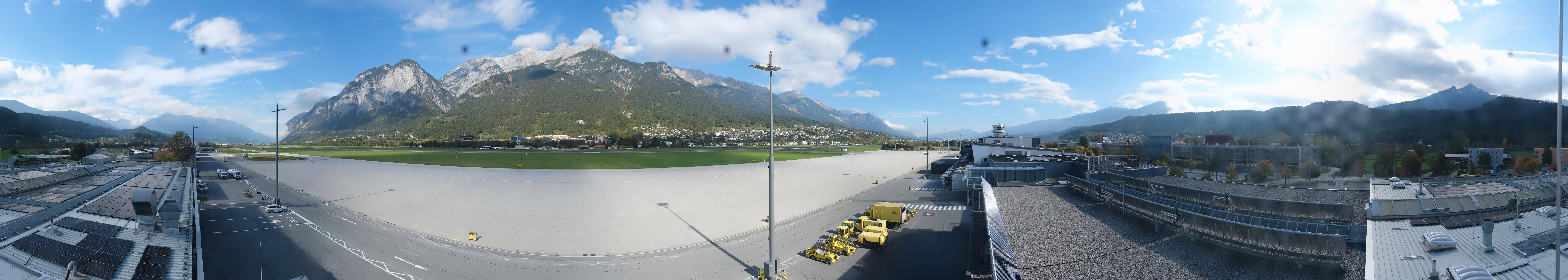Archiv Foto Webcam Panorama Innsbruck Flughafen
