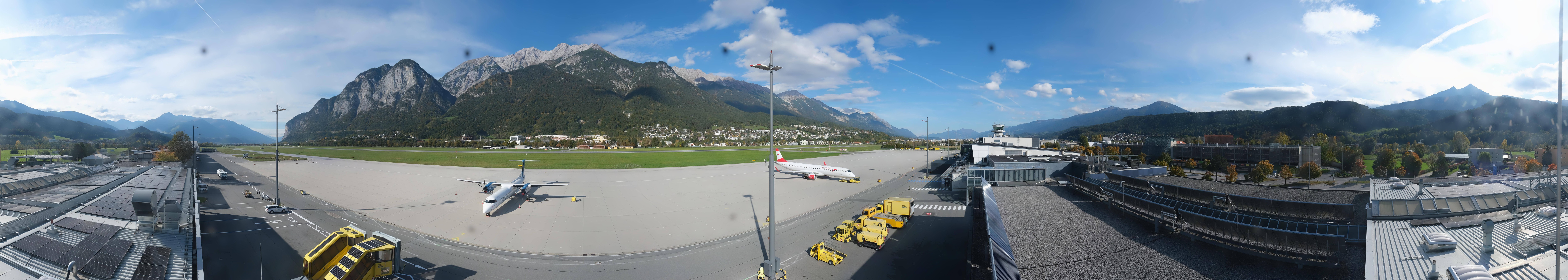 Archiv Foto Webcam Panorama Innsbruck Flughafen