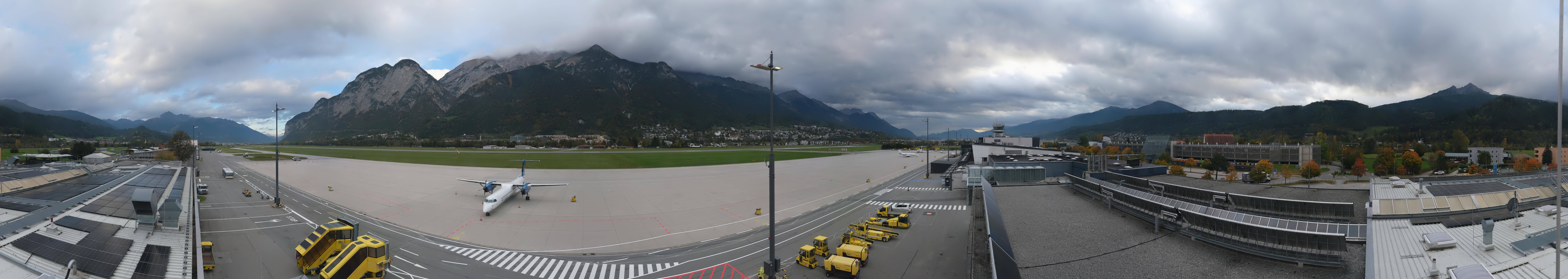 Archived image Webcam Airport Innsbruck Panorama
