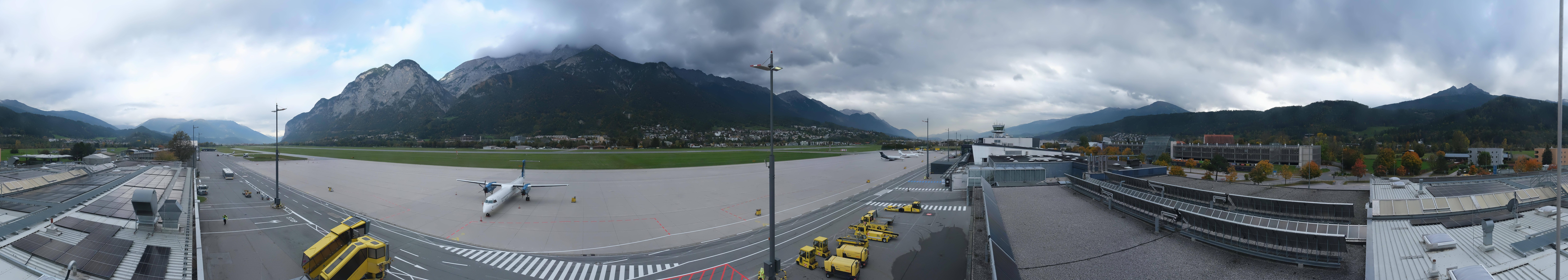 Archived image Webcam Airport Innsbruck Panorama