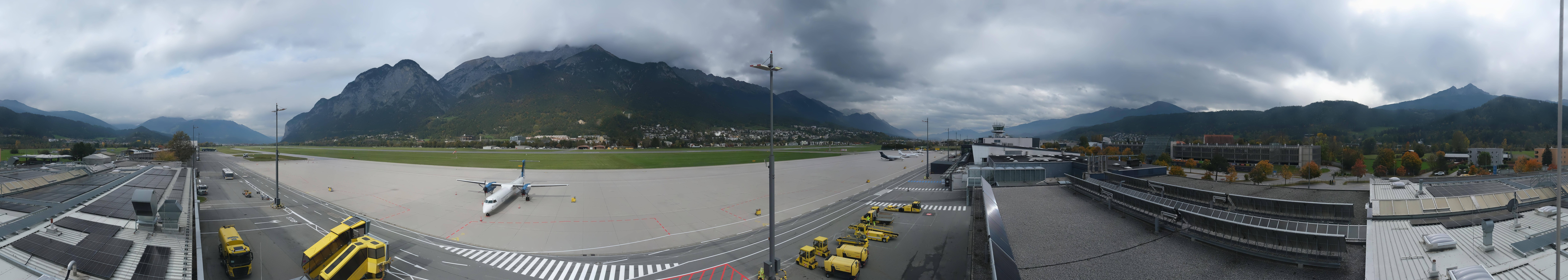Archived image Webcam Airport Innsbruck Panorama