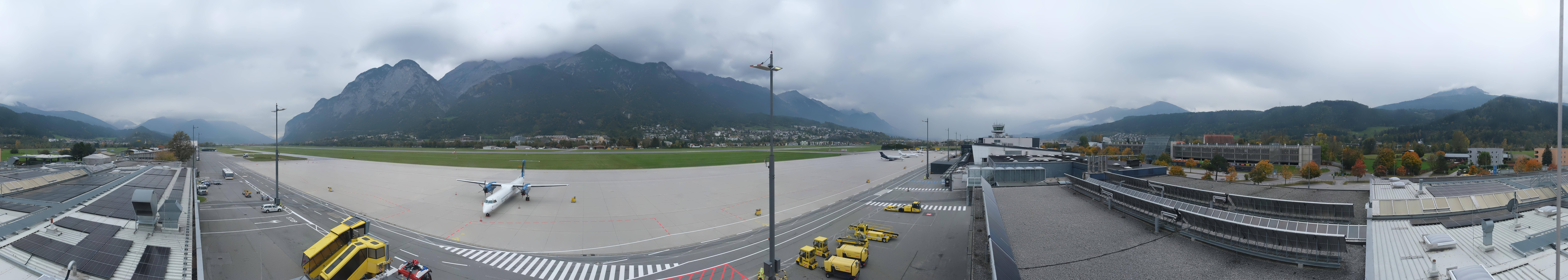 Archived image Webcam Airport Innsbruck Panorama