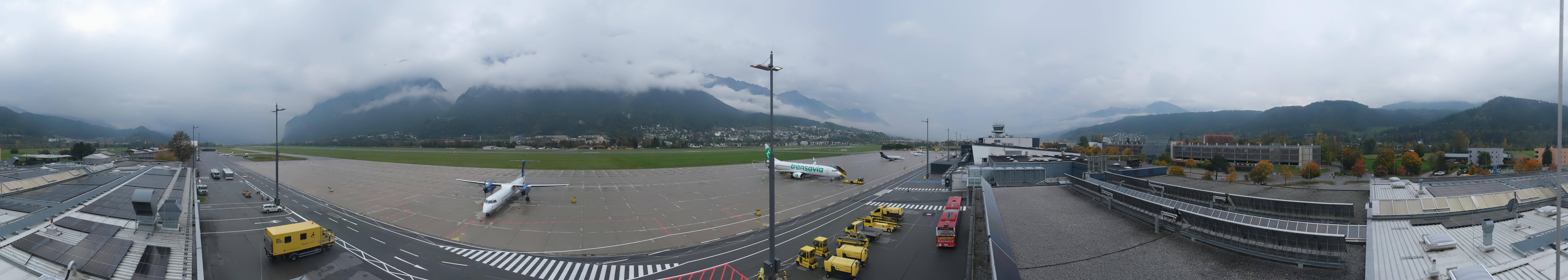 Archived image Webcam Airport Innsbruck Panorama