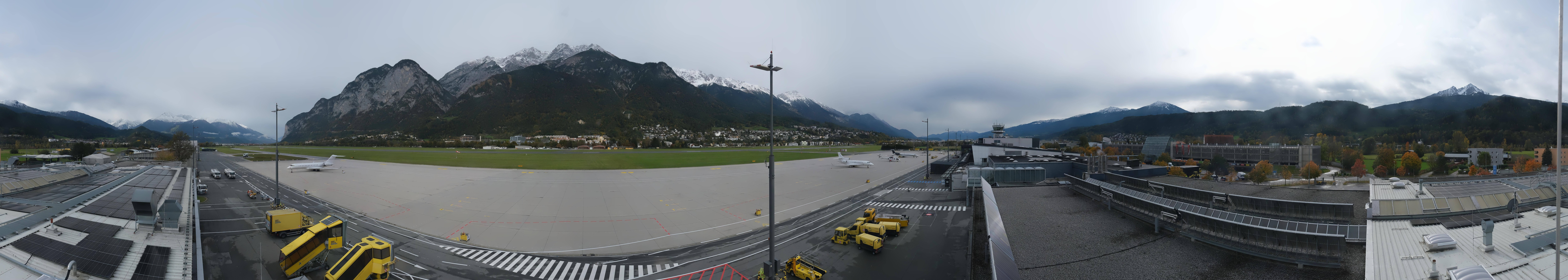 Archiv Foto Webcam Panorama Innsbruck Flughafen