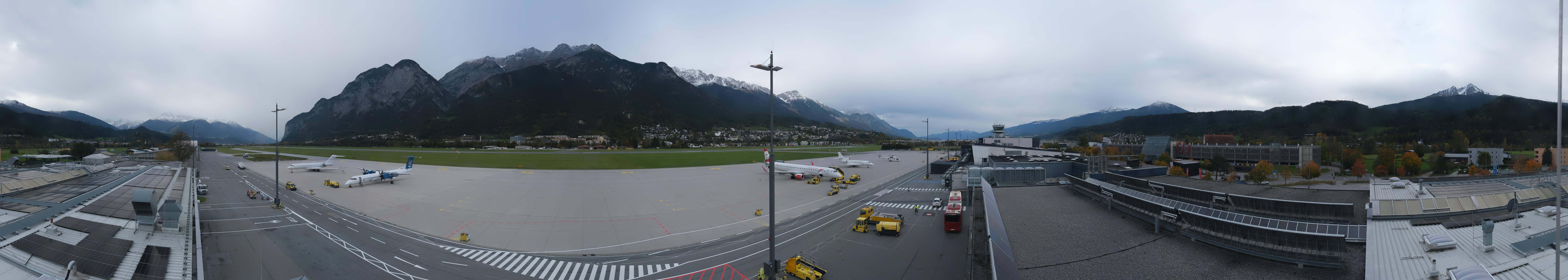 Archiv Foto Webcam Panorama Innsbruck Flughafen