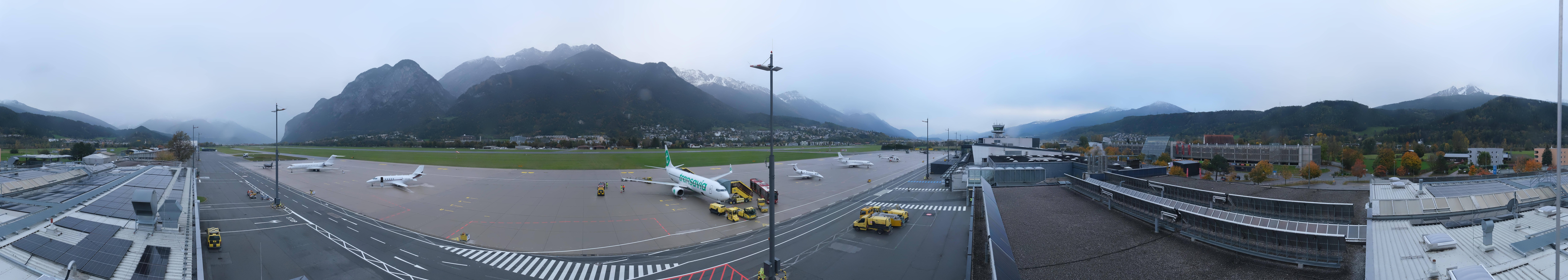 Archiv Foto Webcam Panorama Innsbruck Flughafen