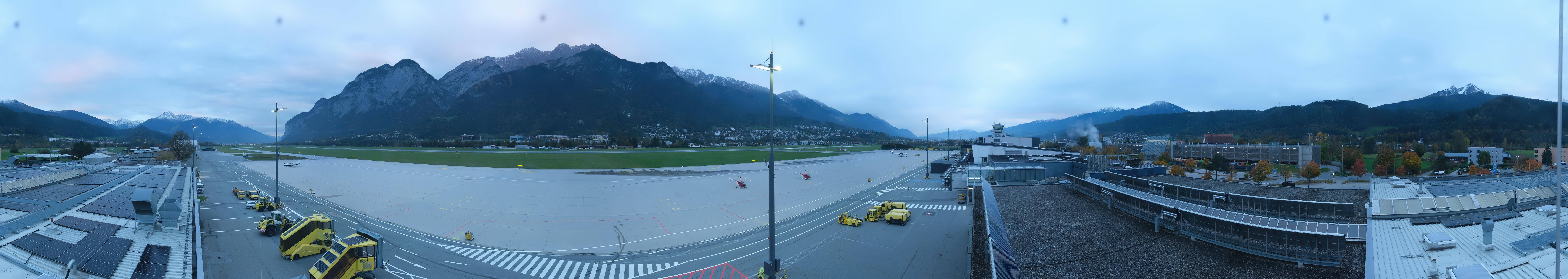 Archived image Webcam Airport Innsbruck Panorama